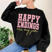 Happy Endings Are My Jam Shirt - Book Club Gift Tシャツ