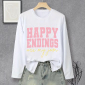 Happy Endings Are My Jam Shirt - Book Club Gift Tシャツ