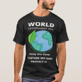Happy Environment Day Our Planet  35 Tシャツ (正面)