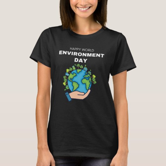 Happy Environment Day Our Planet 9 Tシャツ (正面)