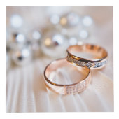 Happy Ever カスタム After Photo 結婚 4 フォトキューブ (正面)