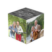 Happy Ever After Any 結婚 Anniversary 4 Photo フォトキューブ (裏面アングル)