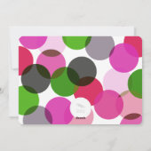 Happy Everythingはっきりしたタイポグラフィ写真 シーズンカード (裏面)