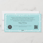 Happy Everythingシンプルタイポグラフィフォトビジネス シーズンカード (裏面)