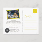 Happy Everythingシンプルタイポグラフィフォトビジネス シーズンポストカード (裏面)