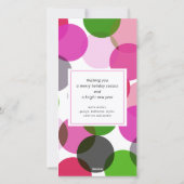 Happy Everythingメリーのタイポグラフィ写真 シーズンカード (裏面)