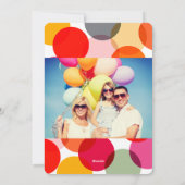 Happy Everythingメリーのタイポグラフィ写真 シーズンカード (裏面)