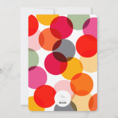 Happy Everythingメリーのタイポグラフィ写真 シーズンカード (裏面)