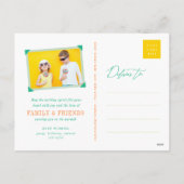 Happy Everythingメリーのタイポグラフィ写真 シーズンポストカード (裏面)