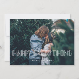 Happy Everythingレトロアールデコ写真 シーズンカード