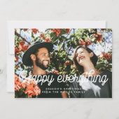 Happy Everythingレトロヴィンテージ写真 シーズンカード (正面)