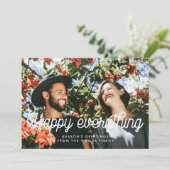 Happy Everythingレトロヴィンテージ写真 シーズンカード (スタンド正面)