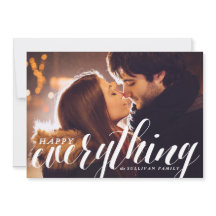 Happy Everything紙吹雪 |ホリデーフォトカード