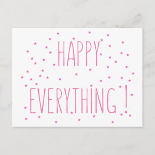 Happy Everything -おもしろい引用文はがき シーズンポストカード