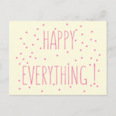 Happy Everything -おもしろい引用文はがき シーズンポストカード (正面)