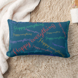 Happy Everything - Buntes Kissen für gute Laune ランバークッション