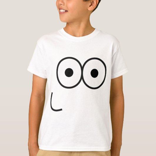 Happy Eyes and Mouth – キッズTシャツ Tシャツ (正面)