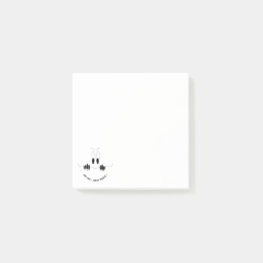 Happy Eyes Funny Sticky Notes ポストイット (正面)