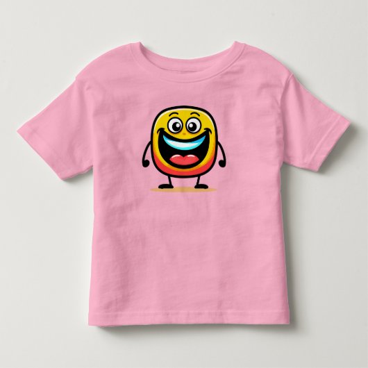 Happy face  トドラーTシャツ (正面)