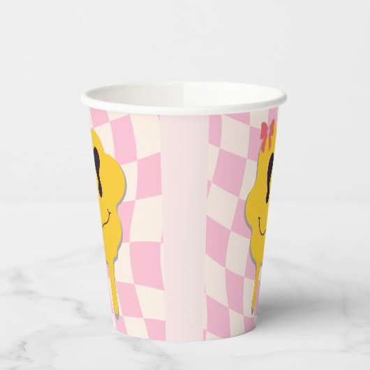 happy face 紙コップ (左)