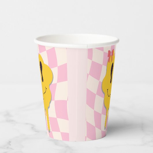 happy face 紙コップ (右)