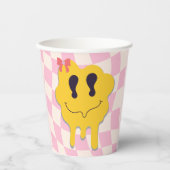 happy face 紙コップ (正面)