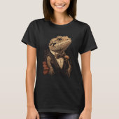 Happy Face Bearded Dragon Tシャツ (正面)