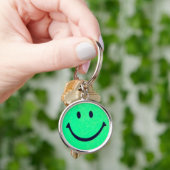 Happy face – Happiness – smiling face キーホルダー (手)