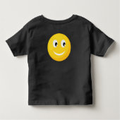 Happy face in a good mood トドラーTシャツ (裏面)