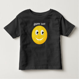 Happy face in a good mood トドラーTシャツ