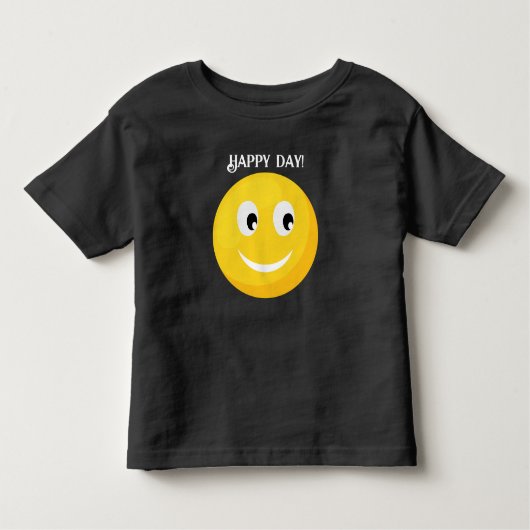 Happy face in a good mood トドラーTシャツ (正面)