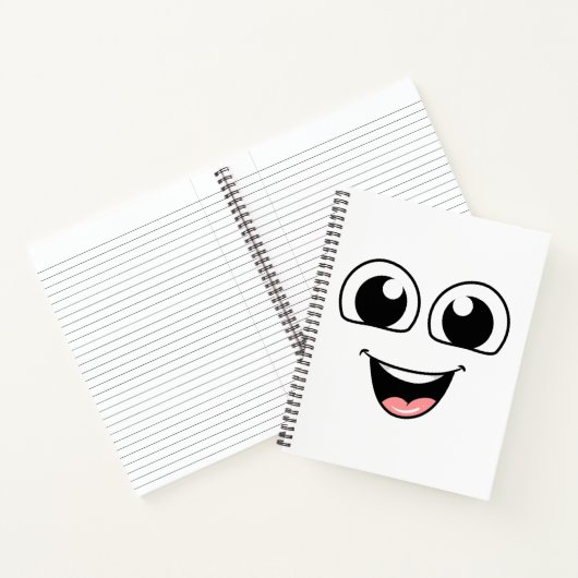 Happy face Notebook ノートブック (内部)