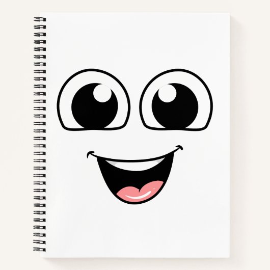 Happy face Notebook ノートブック (正面)