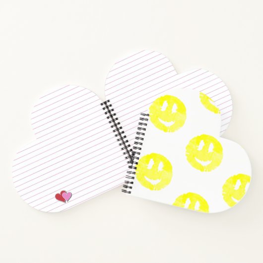 "Happy Face" Planner ノートブック (内部)