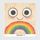 HAPPY FACE RAINBOW シール (シート)
