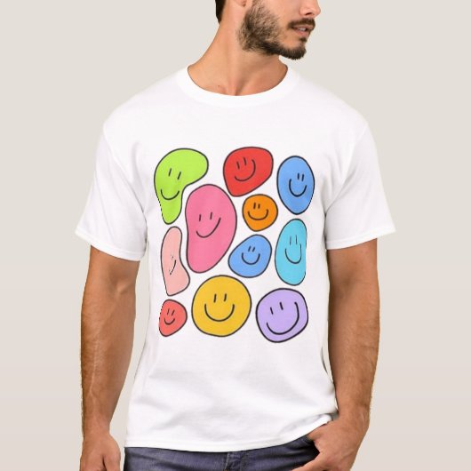 Happy Face Shirt, Smile Face shirt Tシャツ (正面)