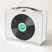 Happy face – Vinyl – Schallplatte メタルランチボックス (正面)