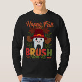 Happy Fall Brush Them All  Dentist Dental Graphic Tシャツ (正面)