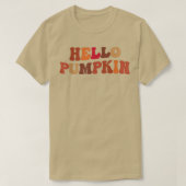 Happy Fall Hello Pumpkin Retro Fall Autumn Vibes  Tシャツ (デザイン正面)