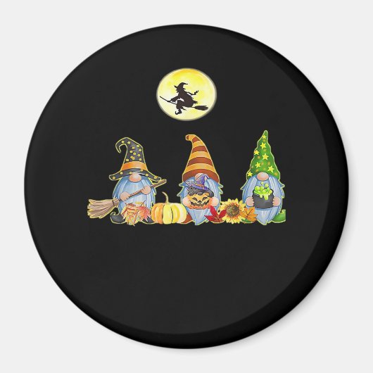 Happy Fall Y’all Cute Halloween Gnomes It’s Fall Y マグネット (正面)