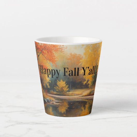 Happy Fall Y'all ラテマグ (正面)