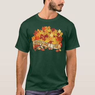 Happy Fall Yall Autumn Fall Season Colorful Fall L Tシャツ