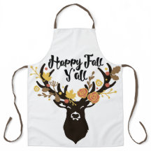 HAPPY FALL Y'ALL deer head