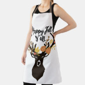 HAPPY FALL Y'ALL deer head エプロン (インサイチュ)