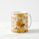 Happy Fall Y'all Mug コーヒーマグカップ (正面右)