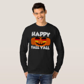 Happy Fall Y'all Thanksgiving Pumpkin Germany Glas Tシャツ (正面フル)