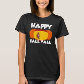Happy Fall Y'all Thanksgiving Pumpkin Spain 2 Tシャツ (正面)