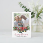 Happy Family Christmas Photo シーズンポストカード (スタンド正面)