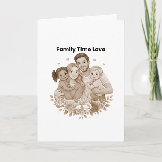 Happy Family Moments – Love & Togetherness カード (正面)