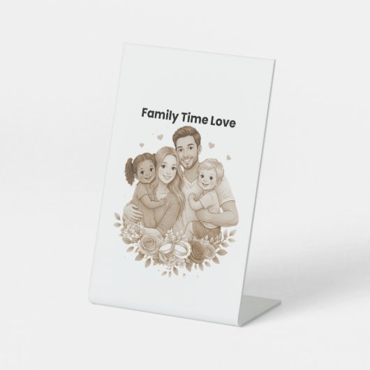 Happy Family Moments – Love & Togetherness 台座サイン (正面)